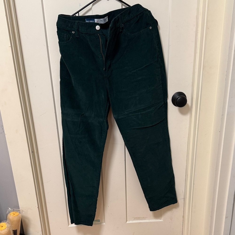 Old Navy Forest Green Corduroy Pants